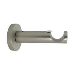 Support Tringle Ouvert D20 Saillie 76mm Nickel Givre