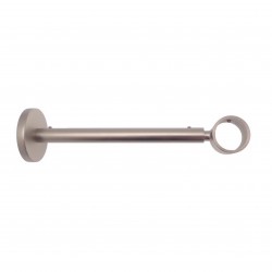 Support Tringle Classique D28 Saillie 190-300mm Nickel Givre