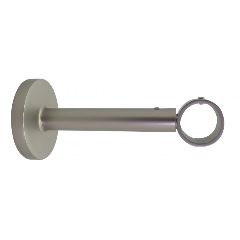 Support Tringle Classique D20 Saillie 110-160mm Nickel Givre